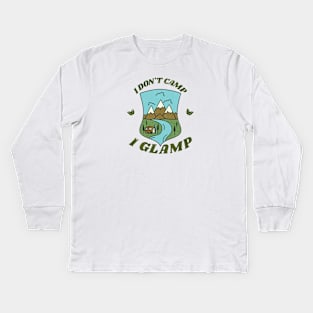 Glamping Kids Long Sleeve T-Shirt